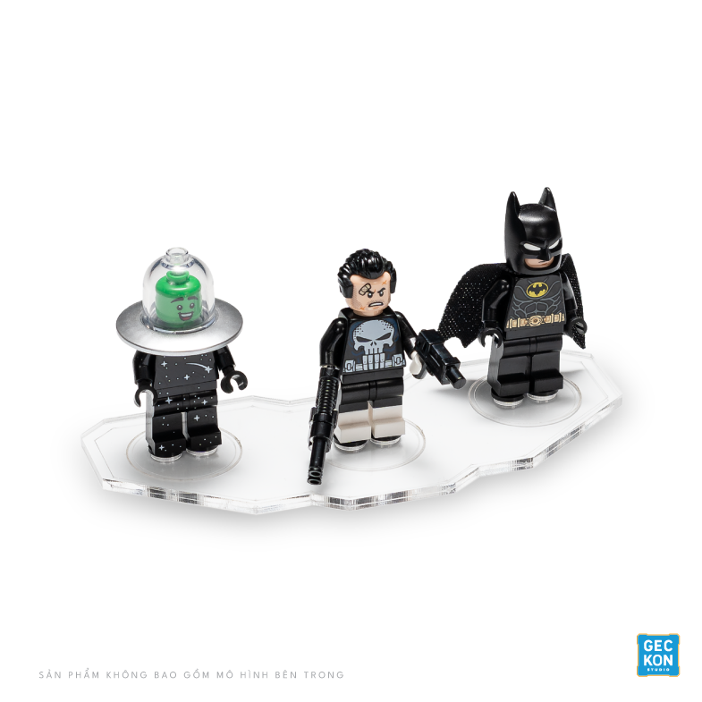 Đế Acrylic 3 LEGO Minifigure