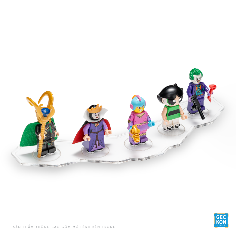 Đế Acrylic 5 LEGO Minifigure