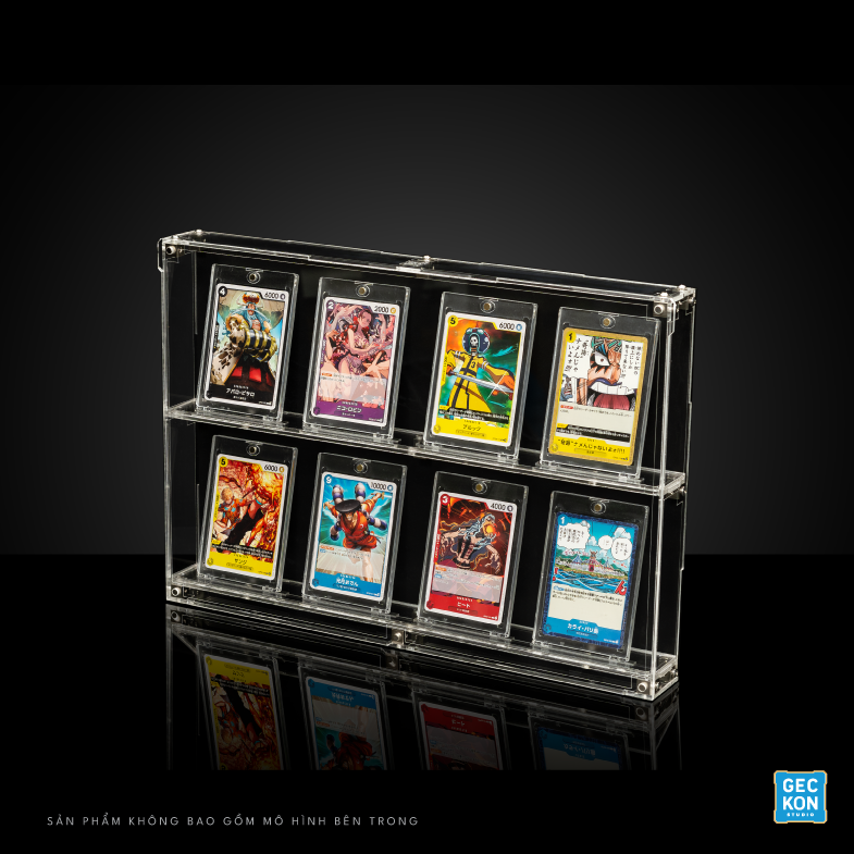 Display Case - CASE TRƯNG 8THẺ BÀI (4x2)
